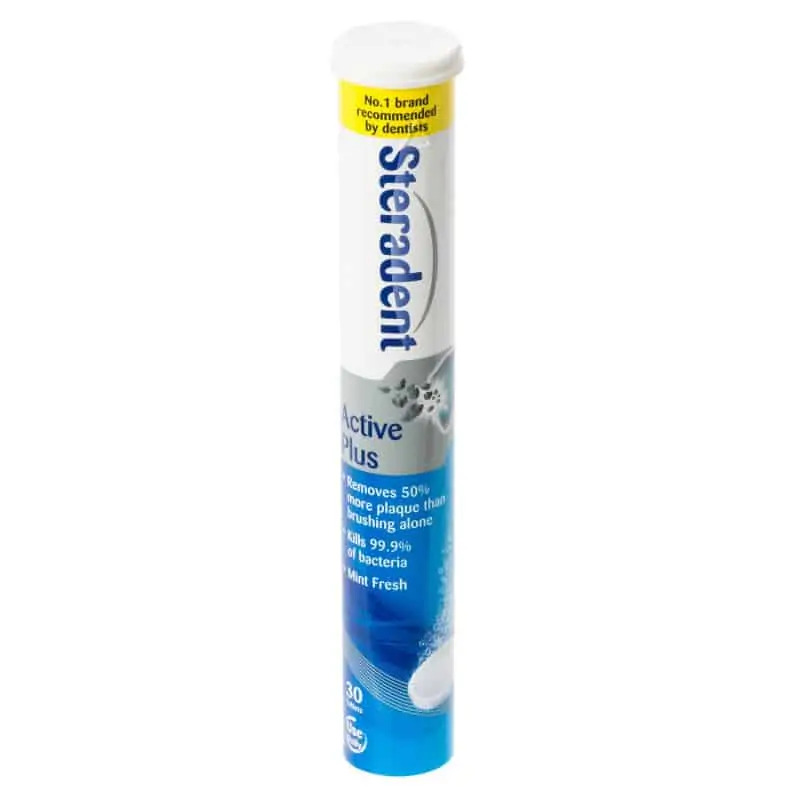 Steradent Active Plus – 30 Tablets